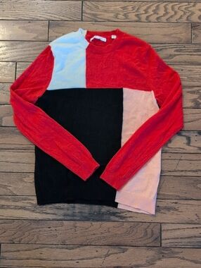 Chinti And Parker Cashmere Color Block Sweater